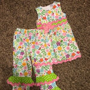 Floral Ruffle Outfit